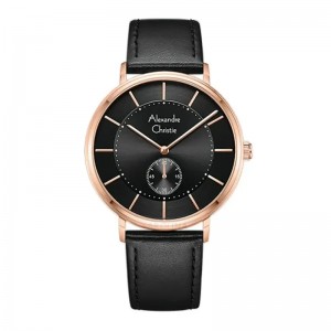 Alexandre Christie AC 8493 Rosegold Black Man MSLRGBA